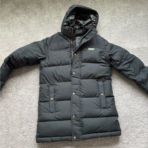 LL Bean Mountain classic down Parka Men small black